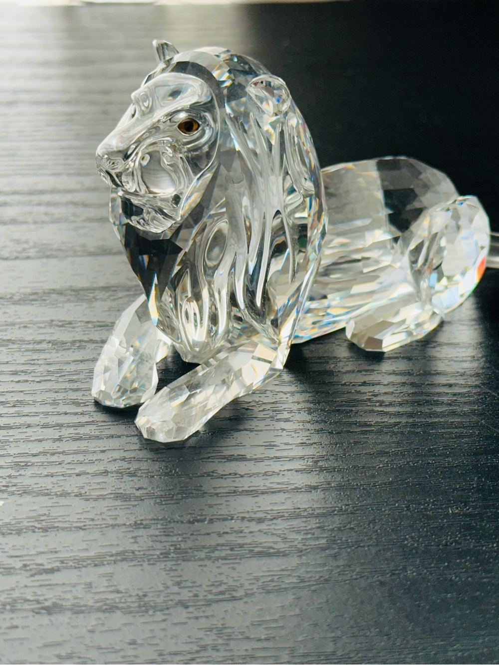 Swarovski Clear Crystal Lion Figurine - Picture 14 of 15